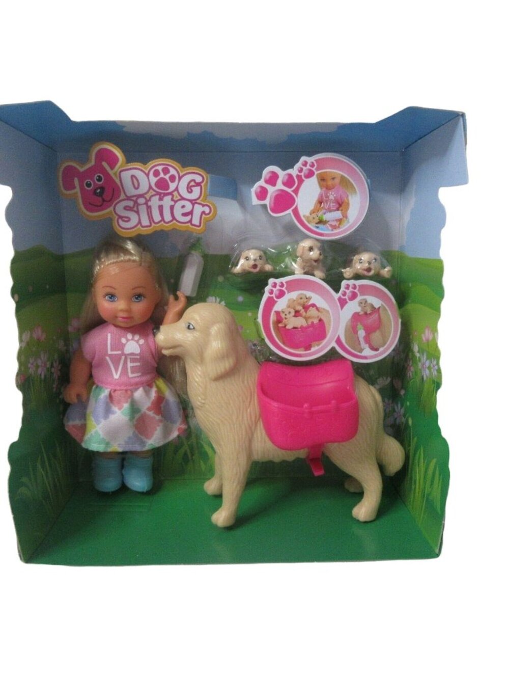 Evi Love Dog Sitter - Includes Doll Puppies Acc